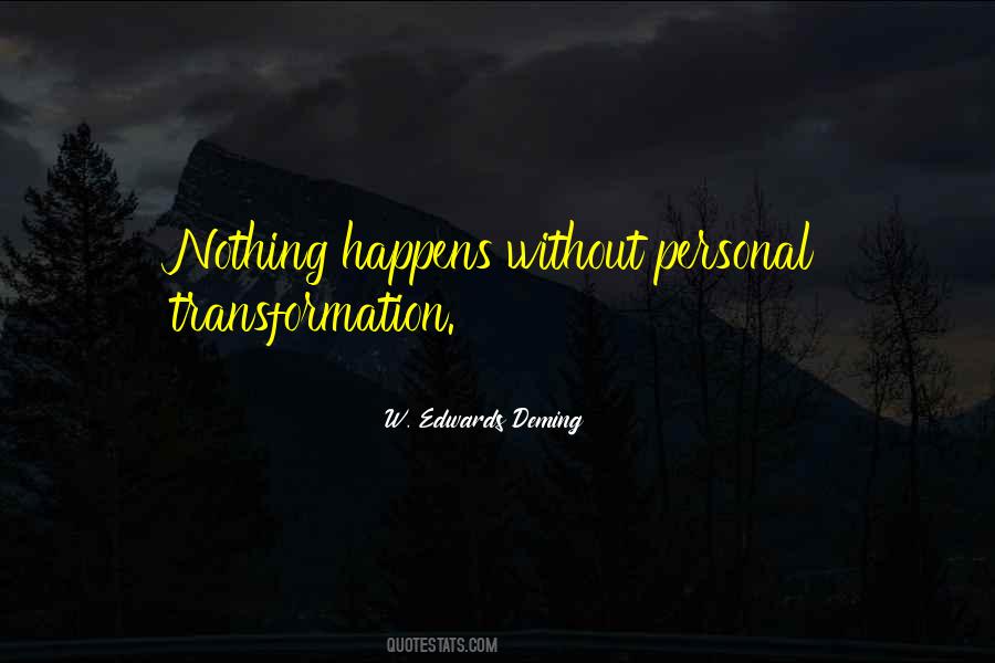 Quotes About Personal Transformation #938668