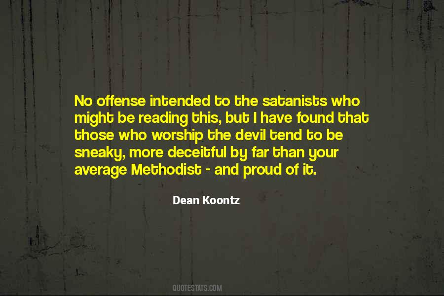 Quotes About Devil Worship #1861133