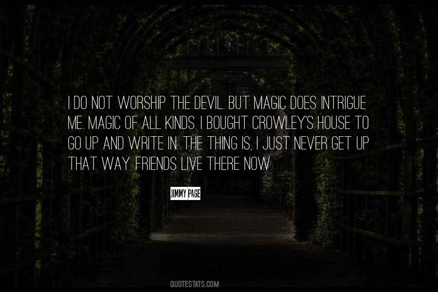 Quotes About Devil Worship #310622