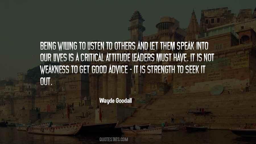 Willing To Listen Quotes #1731951