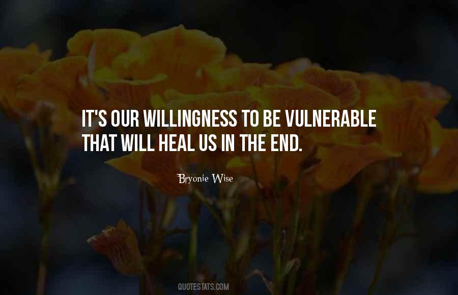 Willingness Love Quotes #1036684