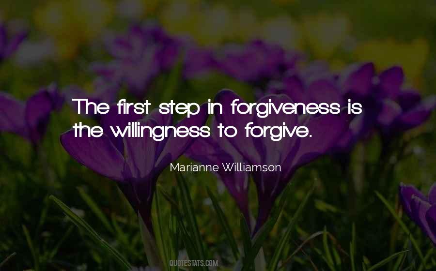 Willingness To Forgive Quotes #1197535