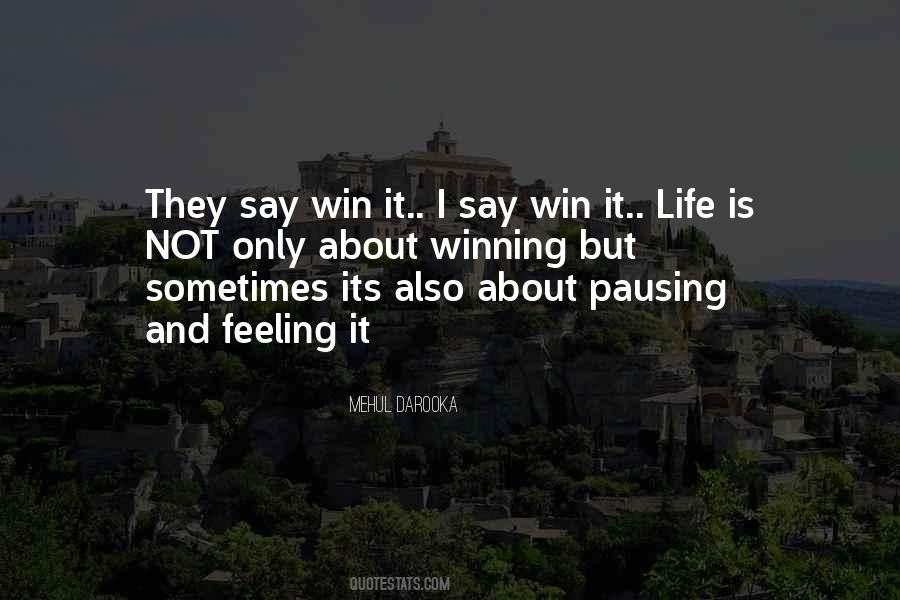 Win It Quotes #36333 Win It Quotes #36333