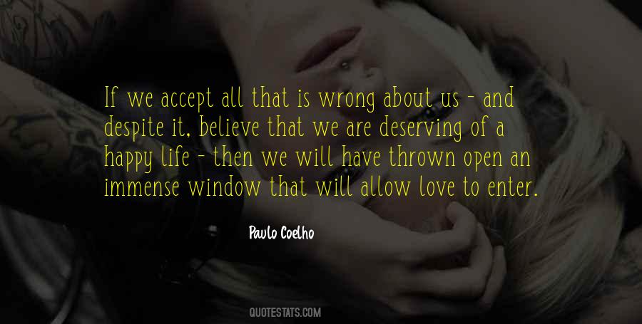 Window Happy Quotes #1626815