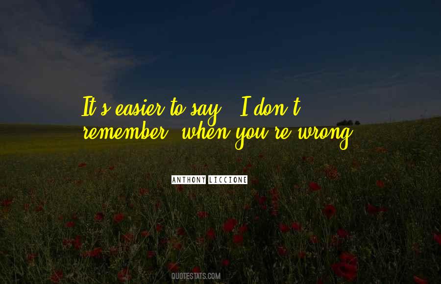 Quotes About Admitting Faults #765069