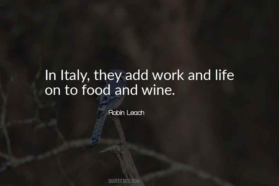 Wine And Food Quotes #459231