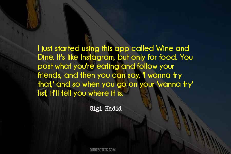 Wine Dine Quotes #300227