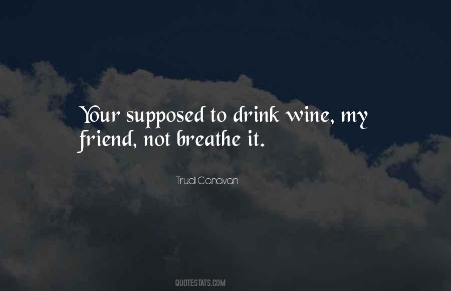 Wine Drink Quotes #168739