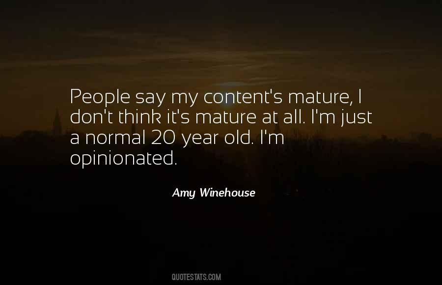 Winehouse Quotes #416521