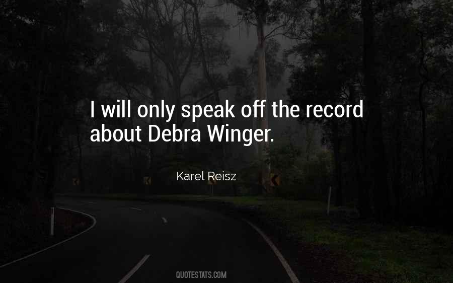 Winger Quotes #74653