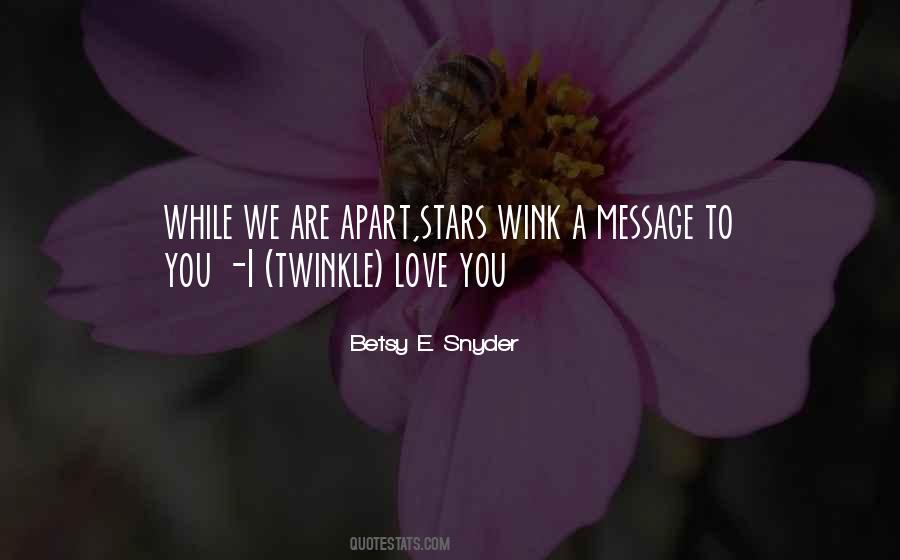Wink Love Quotes #661844