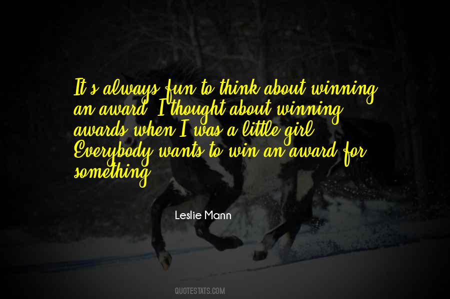 Winning Award Quotes #371444