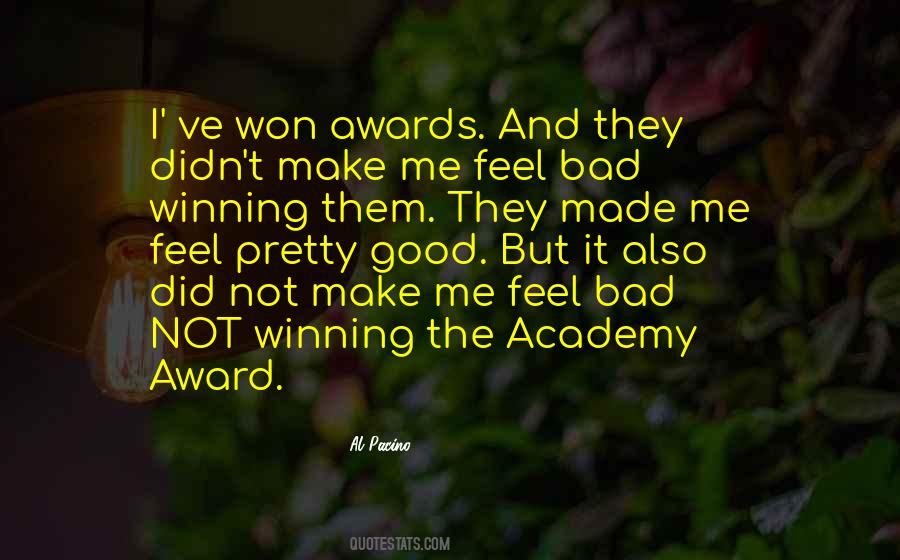 Winning Award Quotes #407388