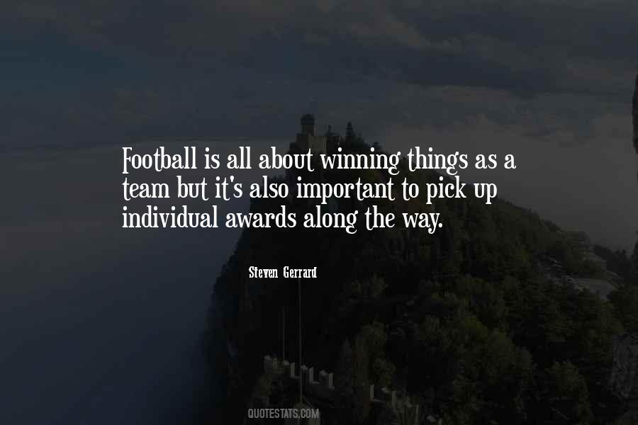 Winning Football Team Quotes #1464766