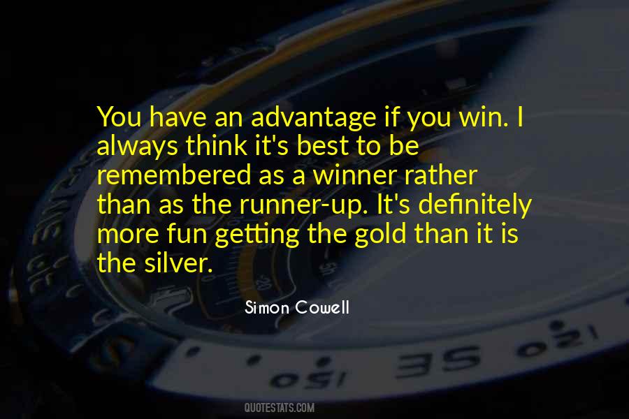 Winning The Gold Quotes #1266284