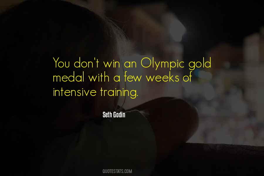 Winning The Gold Quotes #530932