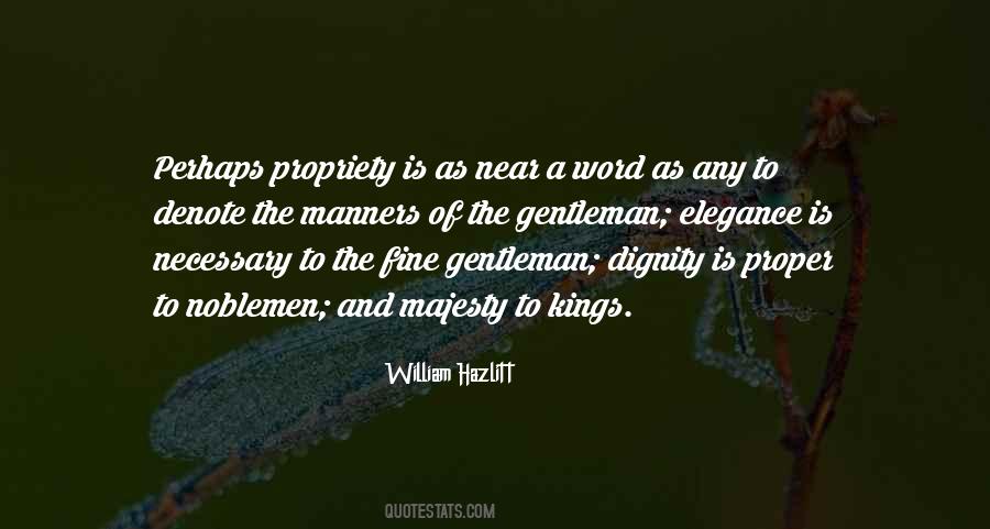 Quotes About Propriety #576003