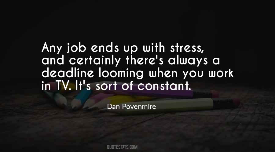 Quotes About Job Stress #782446