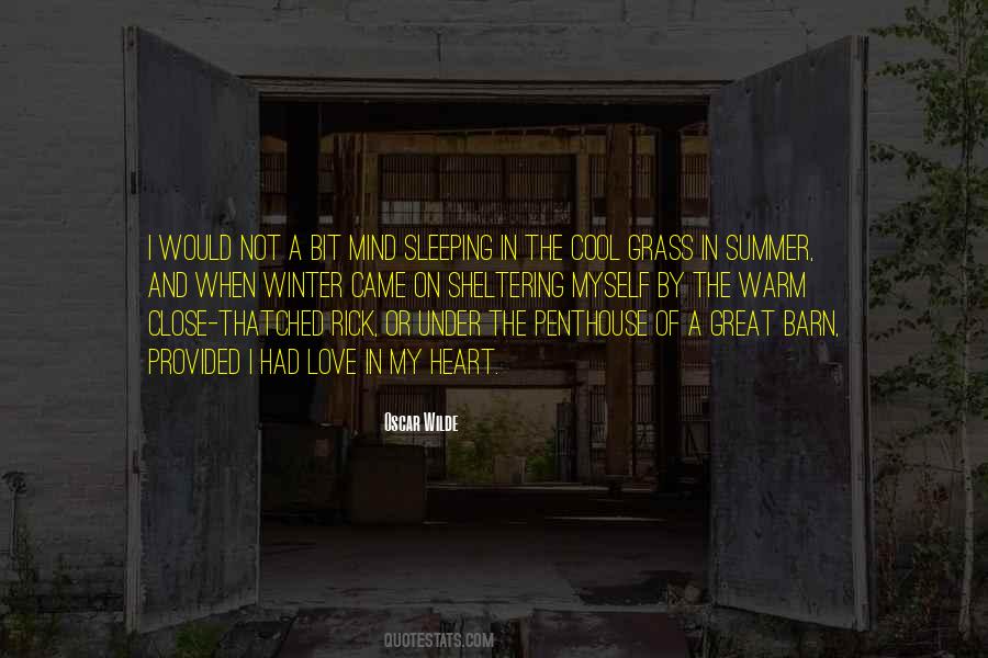 Winter Barn Quotes #488113