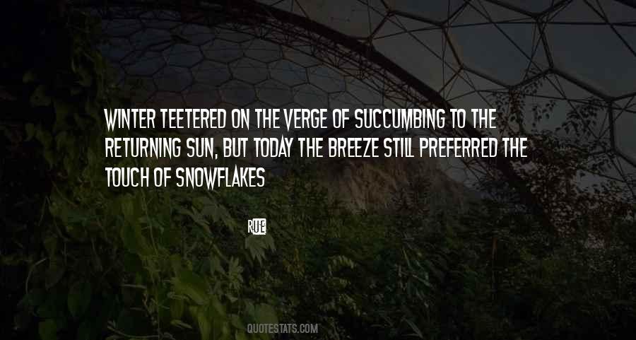 Winter Breeze Quotes #1374312