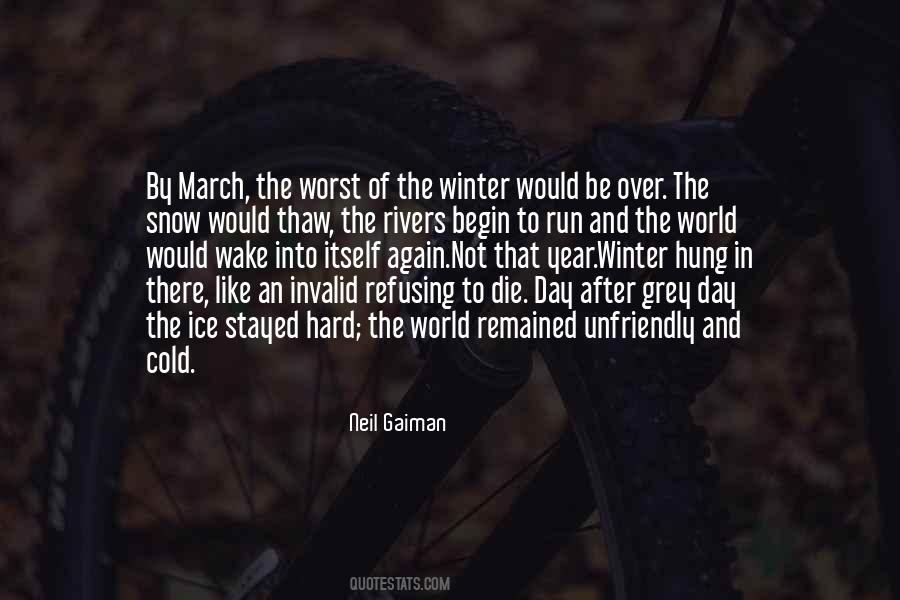 Winter Day Quotes #337195