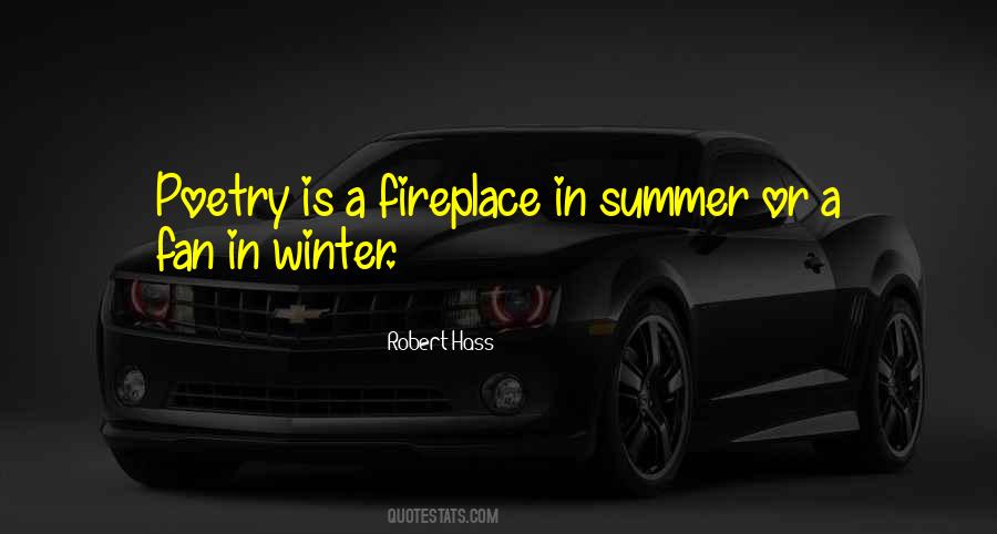 Winter Fireplace Quotes #1567895