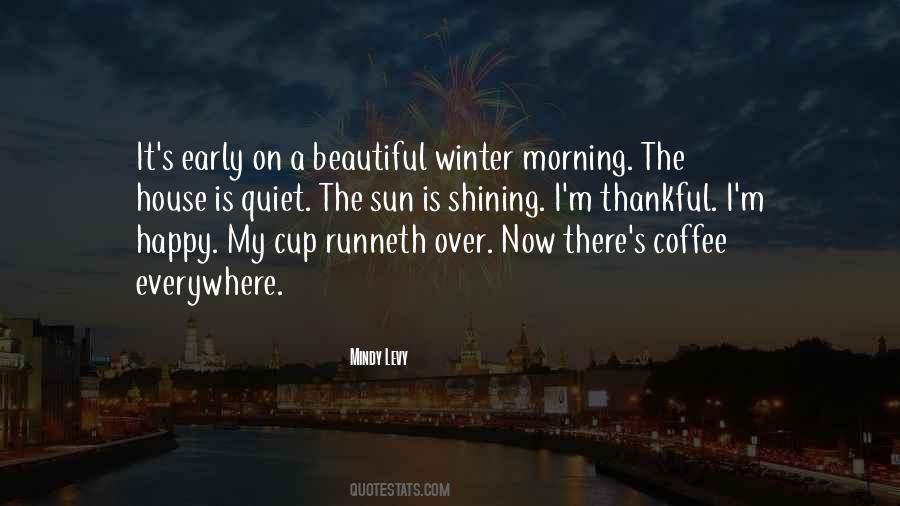 Winter Morning Coffee Quotes #729668