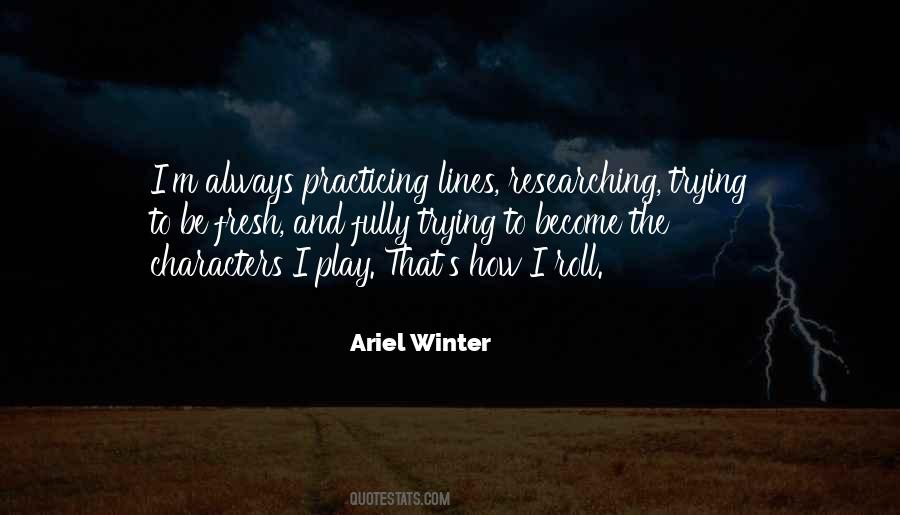 Winter Play Quotes #1548708