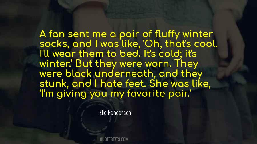 Winter Socks Quotes #692335