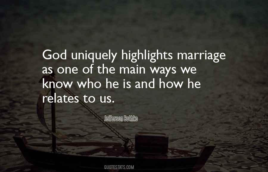 Quotes About Marriage God #519866