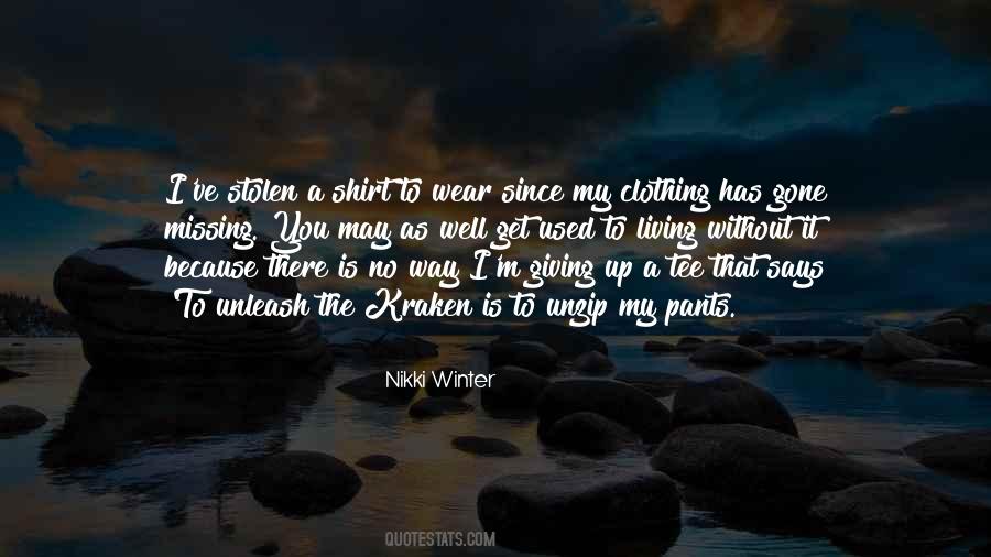 Winter Wear Quotes #1860066
