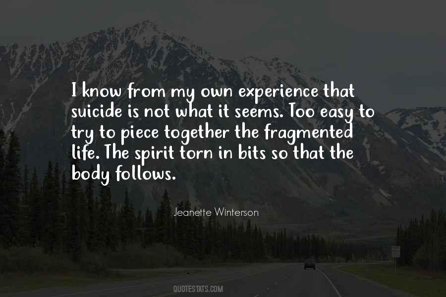 Winterson Quotes #26399 Winterson Quotes #26399