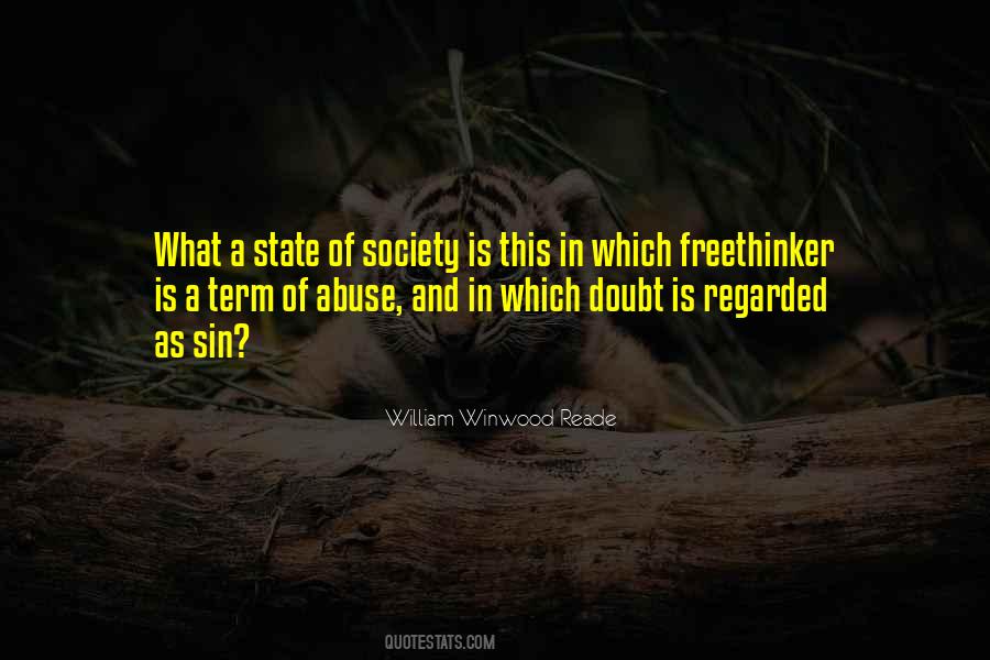 Winwood Reade Quotes #393120