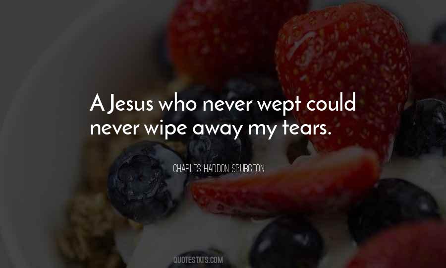 Wipe Away My Tears Quotes #1104337