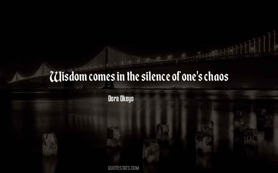 Wisdom In Silence Quotes #380273