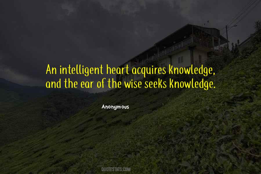 Wise And Knowledge Quotes #1016487