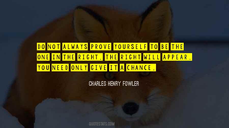 Quotes About Giving It A Chance #637838