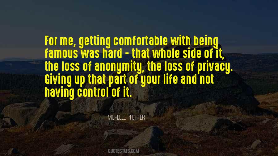 Quotes About Not Being Comfortable #593125