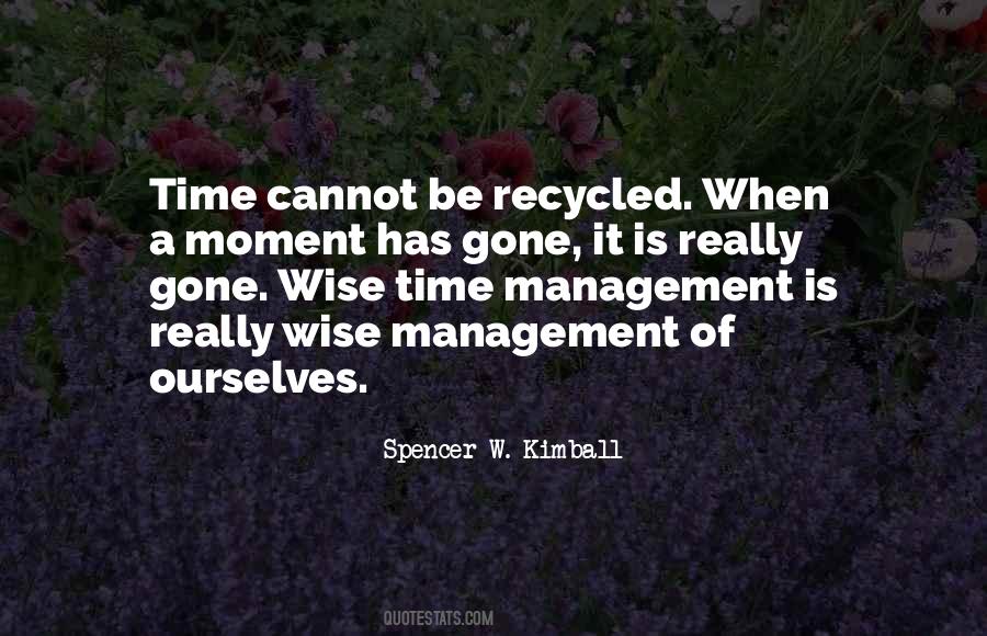 Wise Time Management Quotes #390746