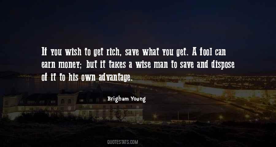 Wise Young Man Quotes #1877795