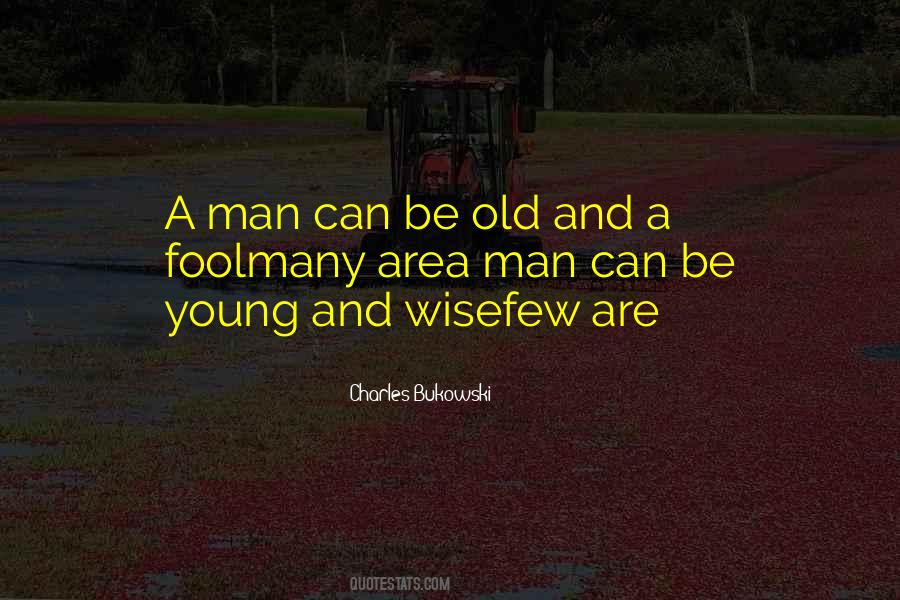 Wise Young Man Quotes #34990