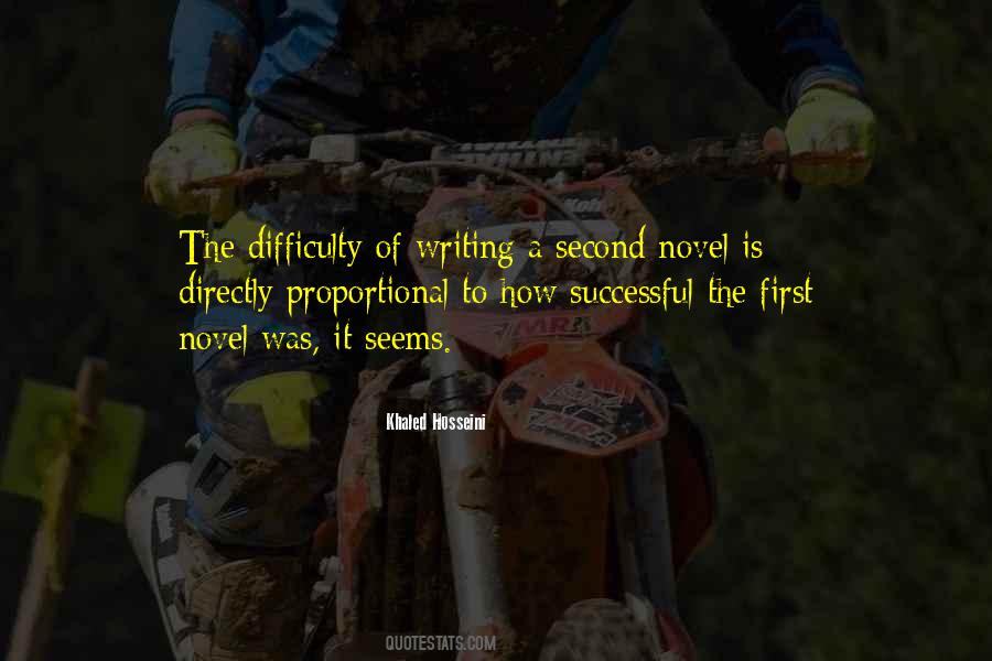 Quotes About Writing Difficulty #1333249