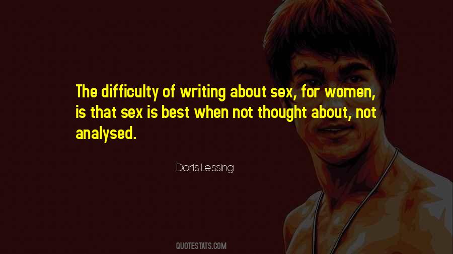 Quotes About Writing Difficulty #1455573