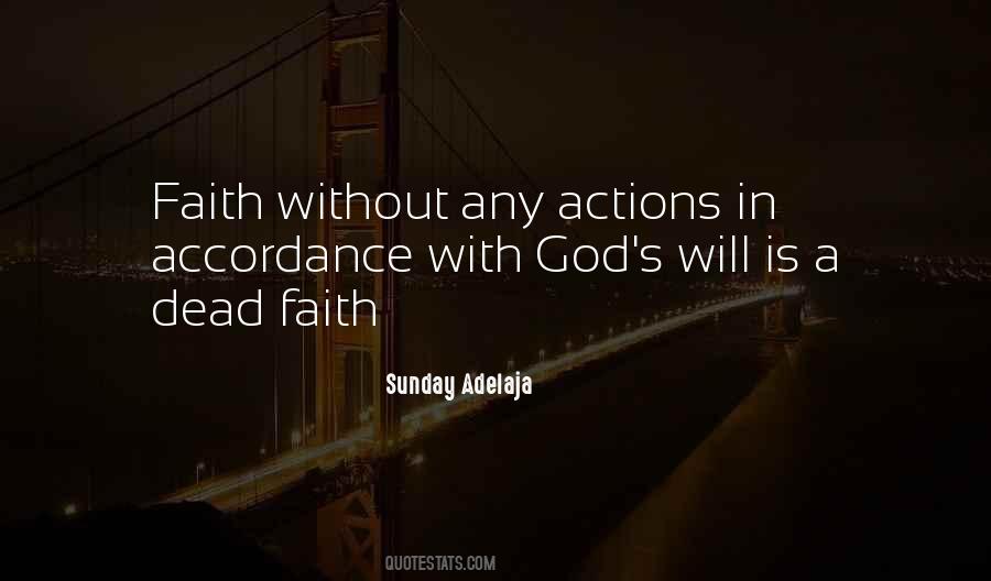 With God's Will Quotes #320711