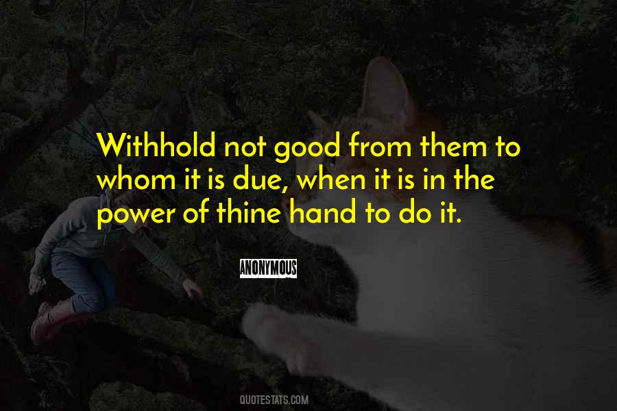 Withhold Quotes #15753