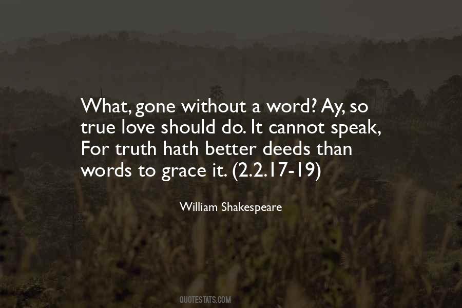 Without A Word Quotes #663910
