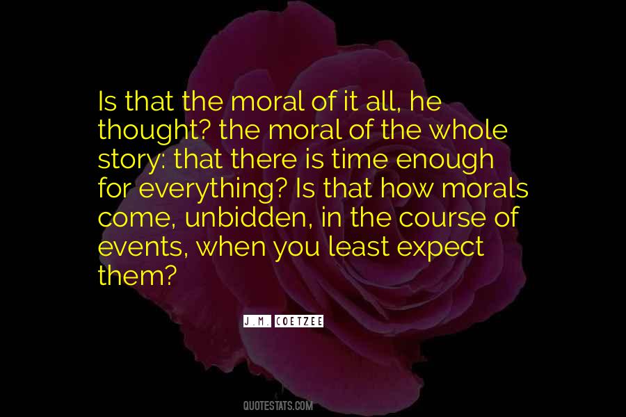 Without Morals Quotes #89028