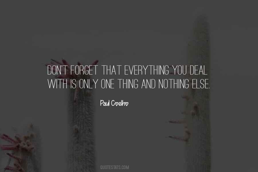 Quotes About Nothing And Everything #53486