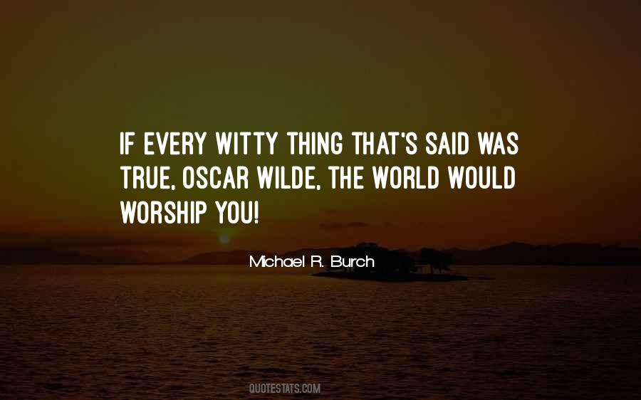 Witty World Quotes #1860170