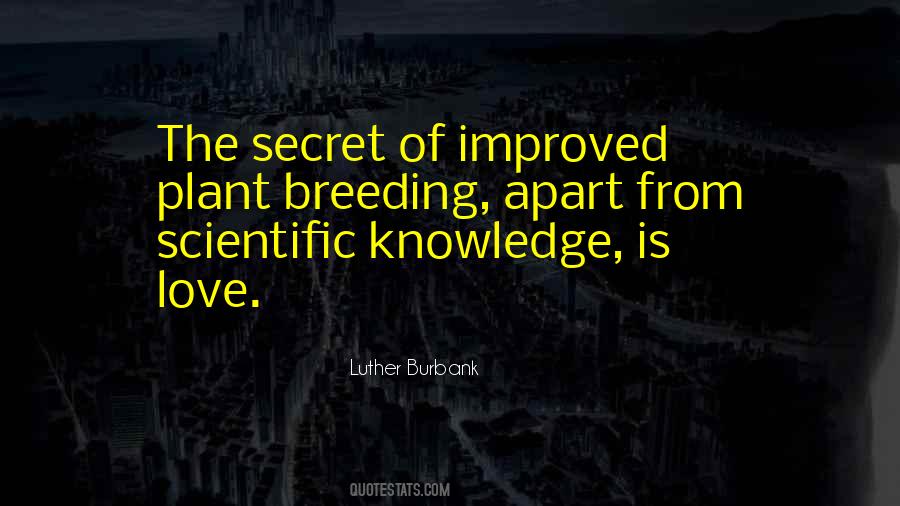 Quotes About Plant Breeding #1424964